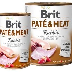 Brit Pate & Meat Dog Rabbit puszka 800g - 1 zdjęcie