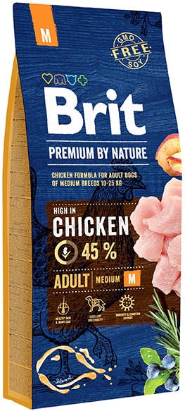 Brit Premium By Nature Adult M 1 kg - 1 zdjęcie