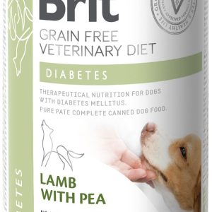 Brit VET Brit Veterinary Diet Diabetes Lamb&Pea Mokra Karma dla psa op 400g - 1 zdjęcie