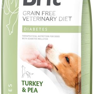 Brit VET Brit Veterinary Diet Diabetes Turkey&Pea Sucha Karma dla psa op 12kg - 1 zdjęcie