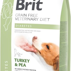 Brit VET Brit Veterinary Diet Diabetes Turkey&Pea Sucha Karma dla psa op 2kg - 1 zdjęcie