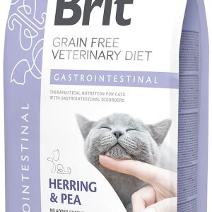 Brit VET Brit Veterinary Diet Gastrointestinal Herring&Pea Sucha Karma dla kota op 5kg - 1 zdjęcie