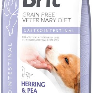 Brit VET Brit Veterinary Diet Gastrointestinal Herring&Pea Sucha Karma dla psa op 12kg - 1 zdjęcie