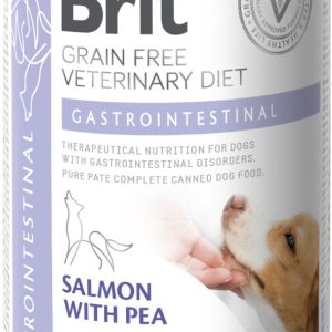 Brit VET Brit Veterinary Diet Gastrointestinal Salmon&Pea Mokra Karma dla psa op 400g - 1 zdjęcie