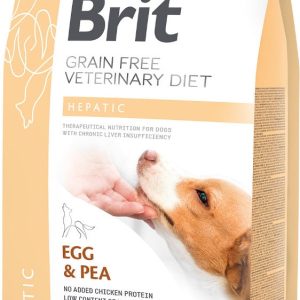 Brit VET Brit Veterinary Diet Hepatic Egg&Pea Sucha Karma dla psa op 2kg - 1 zdjęcie