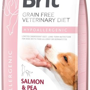 Brit VET Brit Veterinary Diet Hypoallergenic Salmon&Pea Sucha Karma dla psa op 12kg - 1 zdjęcie