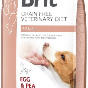 Brit VET Brit Veterinary Diet Renal Egg&Pea Sucha Karma dla psa op 12kg - 1 zdjęcie
