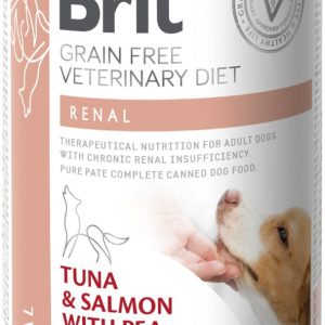 Brit VET Brit Veterinary Diet Renal Tuna&Salmon&Pea Mokra Karma dla psa op 400g - 1 zdjęcie
