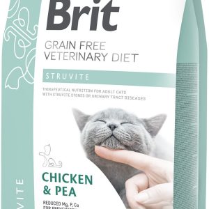 Brit VET Brit Veterinary Diet Struvite Chicken&Pea Sucha Karma dla kota op 2kg - 1 zdjęcie