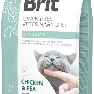 Brit VET Brit Veterinary Diet Struvite Chicken&Pea Sucha Karma dla kota op 5kg - 1 zdjęcie