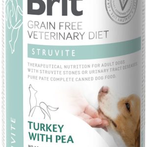 Brit VET Brit Veterinary Diet Struvite Turkey&Pea Mokra Karma dla psa op 400g - 1 zdjęcie