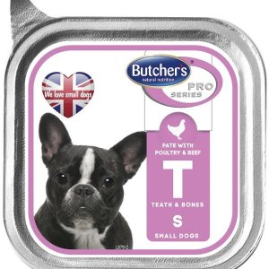 Butchers Pro Series Teeth&Bones z drobiem i wołowiną tacka 150g - 1 zdjęcie