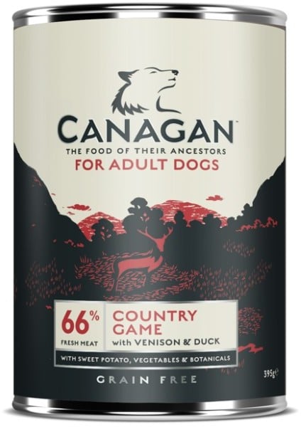 Canagan Country Game 395G  Puszka Dla Psa (Dziczyzna I Kaczka) - 1 zdjęcie