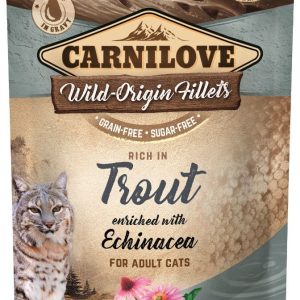 Carnilove Carnilove Adult Trout&Echinacea Mokra Karma dla kota op 85g - 1 zdjęcie