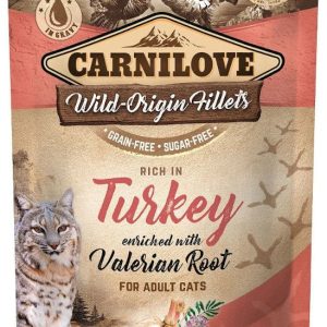 Carnilove Carnilove Cat Turkey & Valerian Mokra karma z indykiem i walerianą 85g - 1 zdjęcie