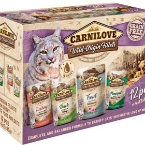 Carnilove Carnilove Cat Wild-Orgin Fillets Mokra karma 12x85g - 1 zdjęcie
