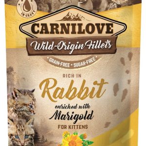 Carnilove Carnilove Kitten Rabbit&Marigold Mokra Karma dla kociąt op 85g - 1 zdjęcie