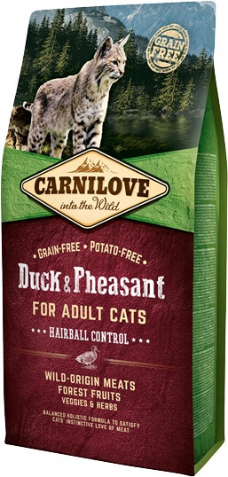 Carnilove Hairball Control Duck&Pheasant 6 kg - 1 zdjęcie