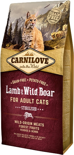 Carnilove Sterilised Lamb & Wild Boar 2 kg - 1 zdjęcie