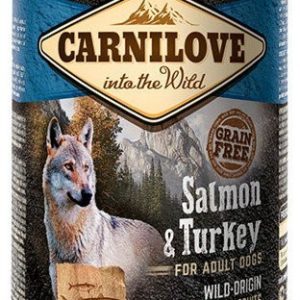 Carnilove Wild Meat Salmon & Turkey Adult - łosoś i indyk puszka 400g - 1 zdjęcie