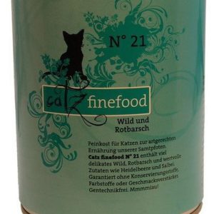 Catz Finefood N.21 Dziczyzna i Karmazyn puszka 800g - 1 zdjęcie