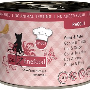 Catz Finefood Ragout N° 603 Gęś i Indyk 180g - 1 zdjęcie