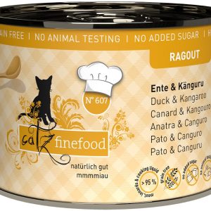 Catz Finefood Ragout N° 607 Kaczka i Kangur 180g - 1 zdjęcie