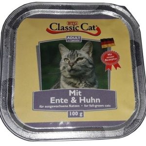 Classic Cat Classic Cat Adult Kaczka i kurczak tacka 100g - 1 zdjęcie
