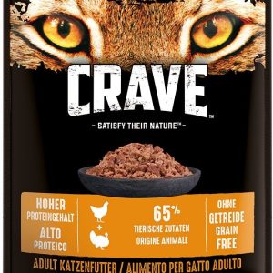 Crave saszetki 48 x 85 g Jagnięcina i wołowina - 1 zdjęcie