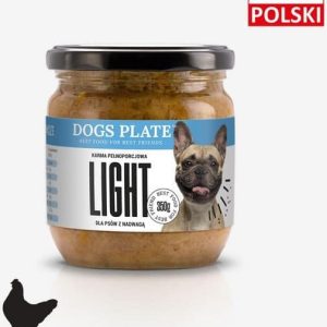 Dogs plate Dogs Plate Light - karma dla psów z nadwagą 360g - 1 zdjęcie