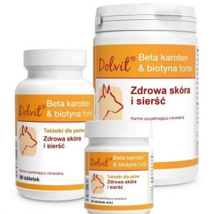 DOLFOS DOLVIT CANIS BETA KAROTEN& BIOTYNA FORTE 0,8 KG TABL. - 1 zdjęcie