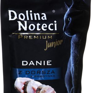 Dolina Noteci DNP Danie dorsz z sardynką junior kot 85g - 1 zdjęcie