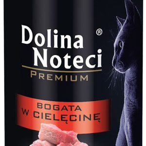 Dolina Noteci Premium Bogata w Cielęcinę Mokra Karma dla kota op 400g - 1 zdjęcie