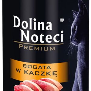 Dolina Noteci Premium Bogata w Kaczkę Mokra Karma dla kota op 400g - 1 zdjęcie