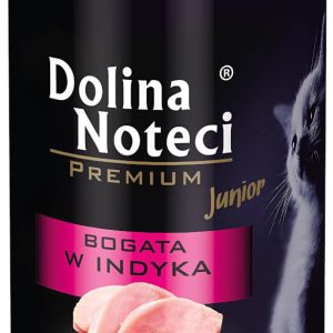 Dolina Noteci Premium Junior Karma z indykiem dla kociąt 400g - 1 zdjęcie