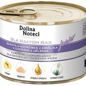 Dolina Noteci Premium Junior Małe Rasy Wątróbka Królika I Ozory Jeleni 185G - 1 zdjęcie