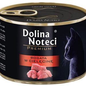 Dolina Noteci Premium Kot Bogata w cielęcinę puszka 185g - 1 zdjęcie