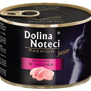 Dolina Noteci Premium Kot Junior Bogata w indyka puszka 185g - 1 zdjęcie