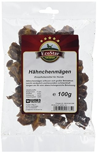 Ecostar psów Snack haehnchenmaegen 100 G, 2er Pack (2 X 100 G) 7650 - 1 zdjęcie