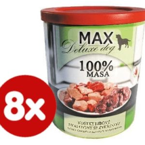 FALCO FALCO karma dla psów MAX deluxe kawałki chudego mięsa z dziczyzną 8 x 800 g Darmowa - 1 zdjęcie