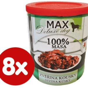 FALCO karma dla psów MAX deluxe kawałki dziczyzny 8 x 800 g - 1 zdjęcie
