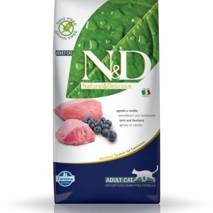 Farmina N&D Cat Adult Grain Free Lamb&BlueBerry 5 kg - 1 zdjęcie