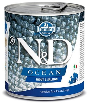 Farmina N&D OCEAN Trout & Salmon 140g PND140003 - 2 zdjęcie