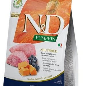 Farmina N&D Pumpkin Cat Neutered Adult lamb & blueberry 1.5 kg - 1 zdjęcie