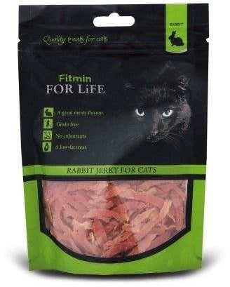 Fitmin For Life Cat Treat rabbit jerky przysmak dla kotów kawałki mięsa z królika 70g - 1 zdjęcie