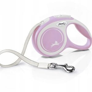 Flexi Smycz New Comfort M taśma 5m 25kg Różowa - 1 zdjęcie