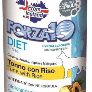 Forza10 Karma mokra dla psa Diet, tuńczyk z ryżem, 400 g - 1 zdjęcie