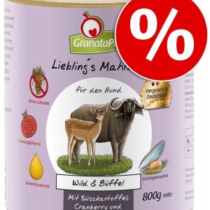 Granata Pet Granatapet 12 X 800 G Granatapet Lieblings Mahlzeit W Super Cenie! - Cielęcina & Królik Z Cukinią, Dynią I Olejem Lnianym - 1 zdjęcie