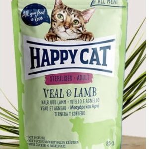 HAPPY CAT Adult Sterilised saszetka 85g |Żwirek GRATIS dla zamówień powyżej 120zł! - 1 zdjęcie