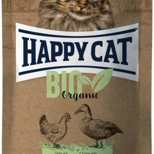 HAPPY CAT Bio Kurczak z Kaczką 85g - 1 zdjęcie